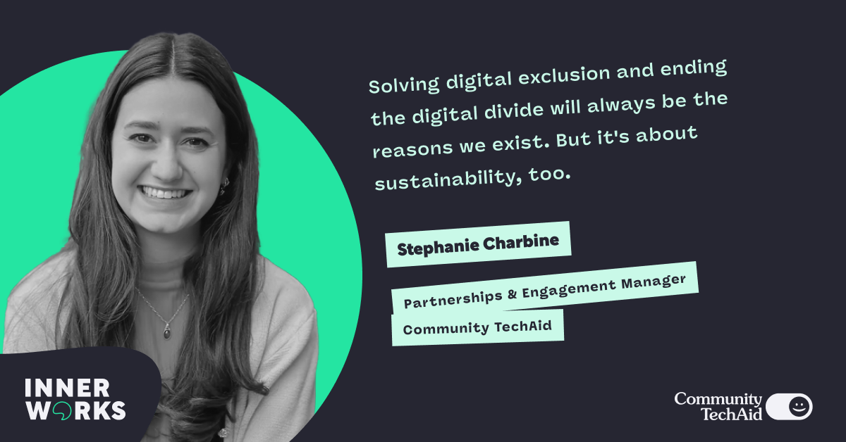 Stephanie Charbine on the digital divide, sustainable tech and the truth about MacBooks