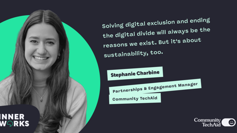 Stephanie Charbine on the digital divide, sustainable tech and the truth about MacBooks