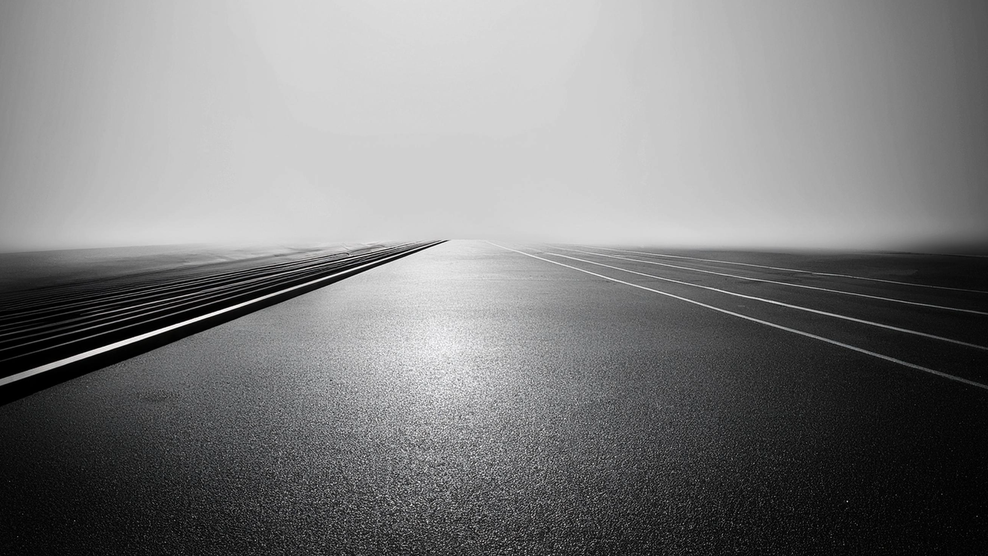 Black And White Background Image Of A Road Representing Digital Transformation Journey